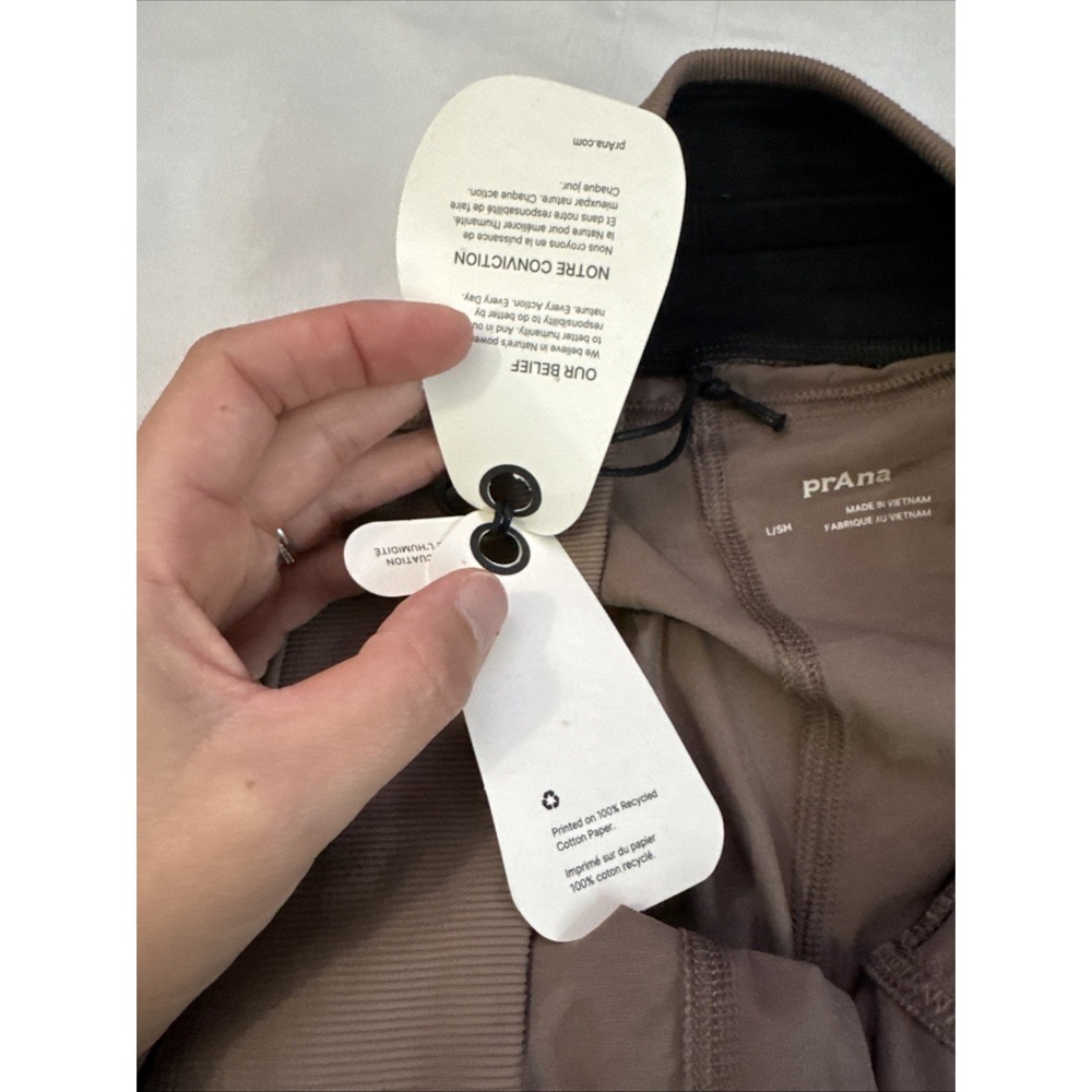 Prana Koen Pant Brown Carob 1973521 Women L  SH NWT - Picture 10 of 15